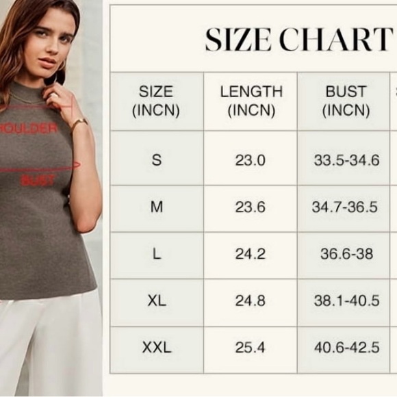 Elegant Sleeveless Tan Top for Women - Picture 7 of 7